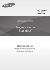 Rokasgrāmata Samsung HW-J6000 Skaļrunis