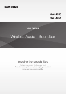 Handleiding Samsung HW-J650 Luidspreker