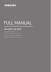 كتيب سامسونج HW-MS550 مكبر الصوت