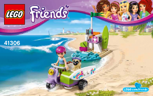 Bruksanvisning Lego set 41306 Friends Mias strandskoter