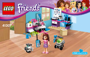 Bruksanvisning Lego set 41307 Friends Olivias kreativa labb