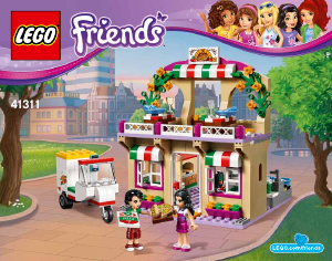 Manual de uso Lego set 41311 Friends Pizzería de Heartlake