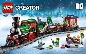 Manual Lego set 10254 Creator Winter holiday train