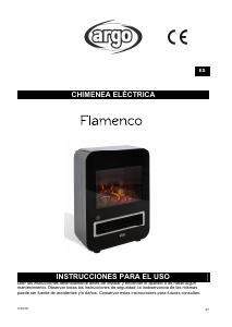 Manual de uso Argo Flamenco Chimenea electrica