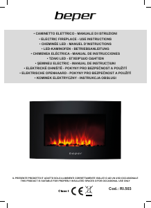 Manual Beper RI.503 Electric Fireplace