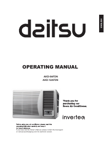 Manual Daitsu AKD-12 Air Conditioner