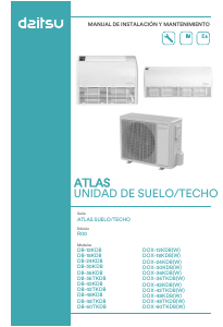 Manual de uso Daitsu ABD-48K-DB Aire acondicionado