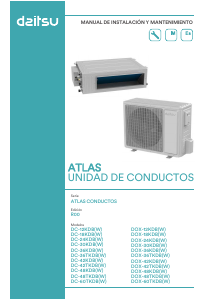 Manual de uso Daitsu ACD-18K-DB Aire acondicionado