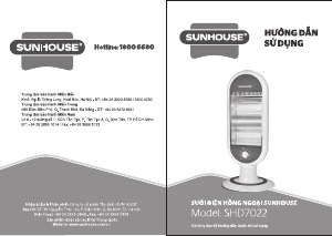 Hướng dẫn sử dụng Sunhouse SHD7022 Bộ sưởi