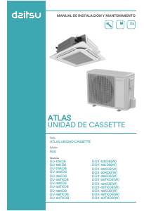 Manual de uso Daitsu AUD-48TK-DB Aire acondicionado