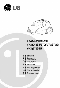 Manual LG V-CQ263STV Vacuum Cleaner