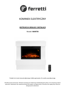 Instrukcja Ferretti Martix Kominek elektryczny