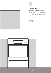 Bruksanvisning Gorenje EC9637WP Komfyr