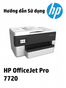 Hướng dẫn sử dụng HP OfficeJet Pro 7720 Máy in đa chức năng