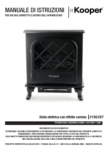 Manual Kooper 2196387 Electric Fireplace