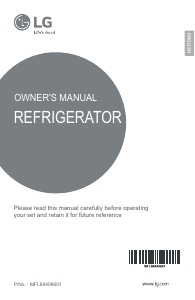 Manual LG GL-051SQW Refrigerator