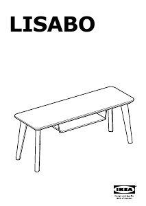 Priročnik IKEA LISABO TV-element