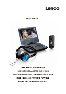 Manual Lenco DVP-710BU DVD Player