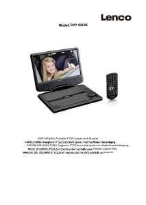 Manual Lenco DVP-901BK DVD Player