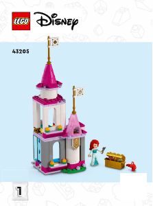Manuale Lego set 43205 Disney Princess Il grande castello delle avventure