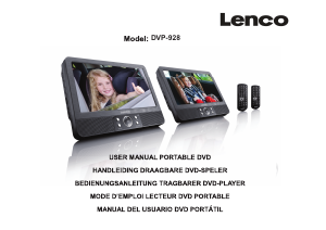 Manual Lenco DVP-928 DVD Player