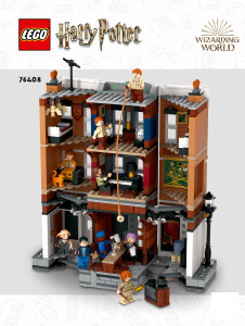 Manual de uso Lego set 76408 Harry Potter Número 12 de Grimmauld Place