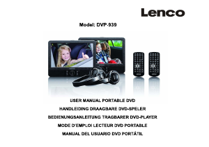 Manual de uso Lenco DVP-939 Reproductor DVD