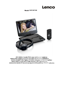 Mode d’emploi Lenco DVP-947BK Lecteur DVD