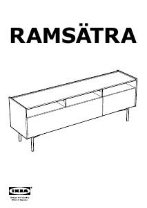 Kasutusjuhend IKEA RAMSATRA (174x42x62) Telerialus