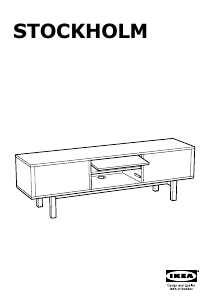 Brugsanvisning IKEA STOCKHOLM TV-møbel