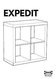 Használati útmutató IKEA EXPEDIT (49x49) Könyvszekrény