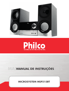 Manual Philco MSP215BT Aparelho de som
