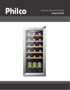 Manual Philco PAD18I Cave de vinho