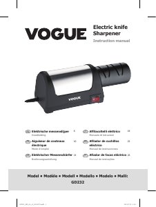 Manual Vogue GD232 Knife Sharpener