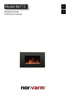 Manual Nor-Varm 86713 Electric Fireplace