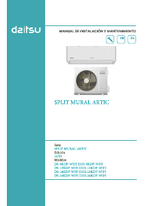 Manual de uso Daitsu ARTIC-DS-24KDP Aire acondicionado