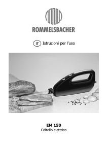 Manuale Rommelsbacher EM 150 Coltello elettrico
