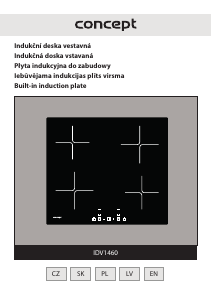 Rokasgrāmata Concept IDV1460 Plīts virsma