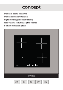 Instrukcja Concept IDV1360 Płyta do zabudowy