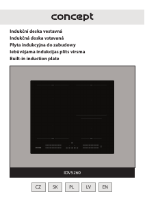 Rokasgrāmata Concept IDV5260 Plīts virsma