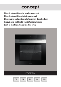 Manual Concept ETV8360BC Oven