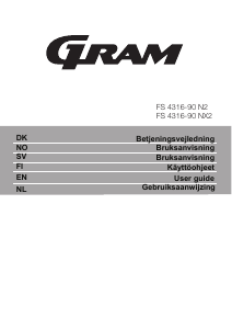 Bruksanvisning Gram FS 4316-90 N/2 Frys