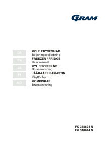 Manual Gram FK 318624 N Fridge-Freezer