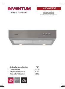 Manual Inventum AKO6015RVS Cooker Hood