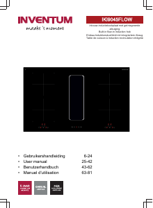 Mode d’emploi Inventum IKI9045FLOW Table de cuisson