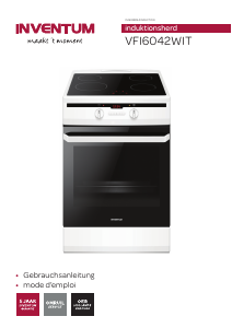Mode d’emploi Inventum VFI6042WIT Cuisinière