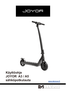 Käyttöohje Joyor A5 Sähköpotkulauta