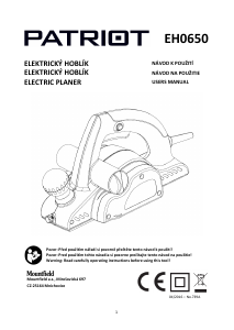 Manuál Patriot EH0650 Hoblík