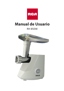 Manual de uso RCA RH-850W Picadora de carne