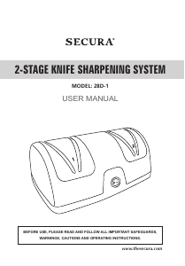 Manual Secura 28D-1 Knife Sharpener